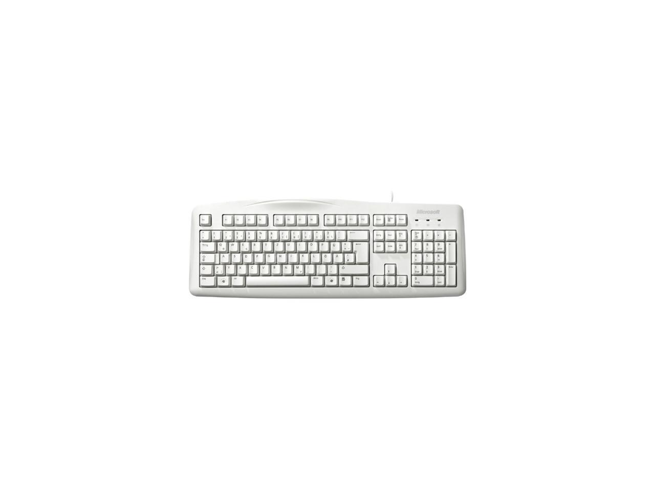 Microsoft NZD00027 Wired Keyboard 5 Pack PlugandPlay, Quiet Touch Keys, SpillResistant