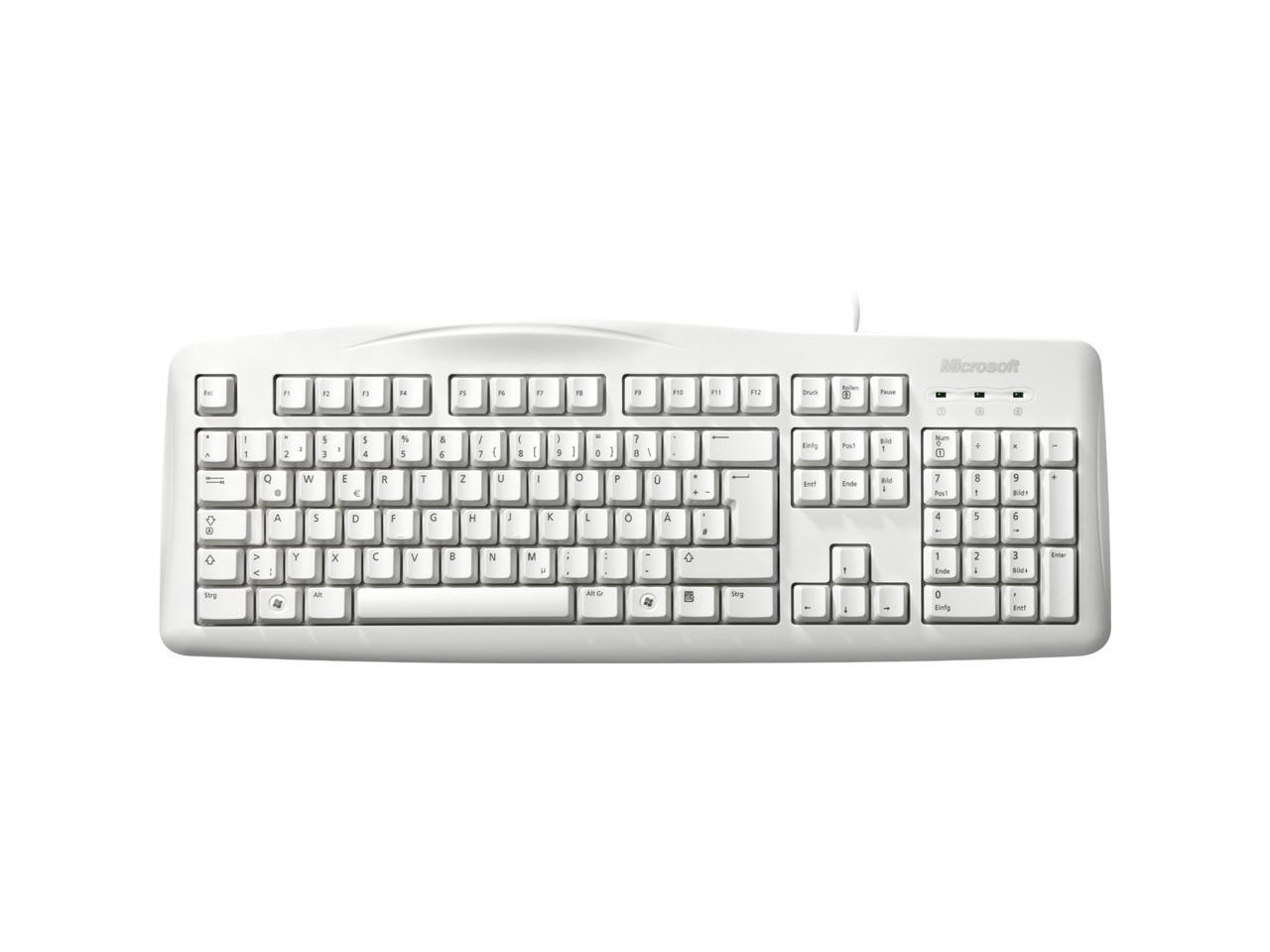 Microsoft NZD00027 Wired Keyboard 5 Pack PlugandPlay, Quiet Touch Keys, SpillResistant
