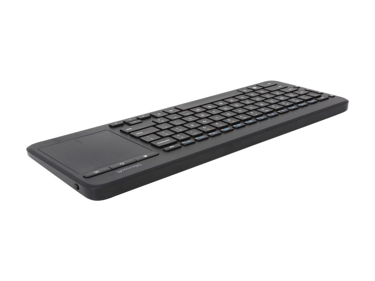 Microsoft Wireless All-In-One Media Keyboard (N9Z-00001), Black