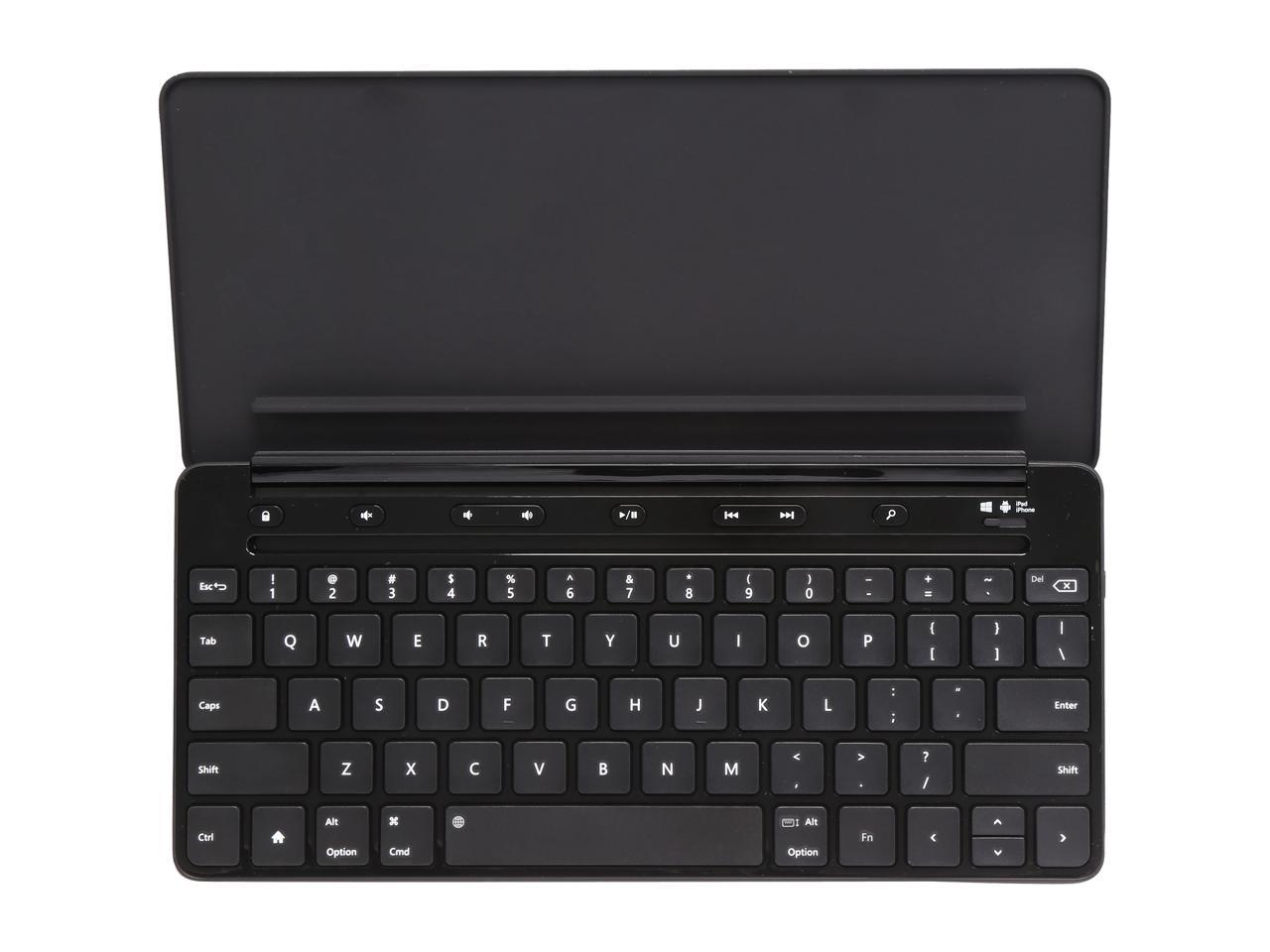 Microsoft P2Z-00001 Black Bluetooth Universal Mobile Keyboard - Newegg.com