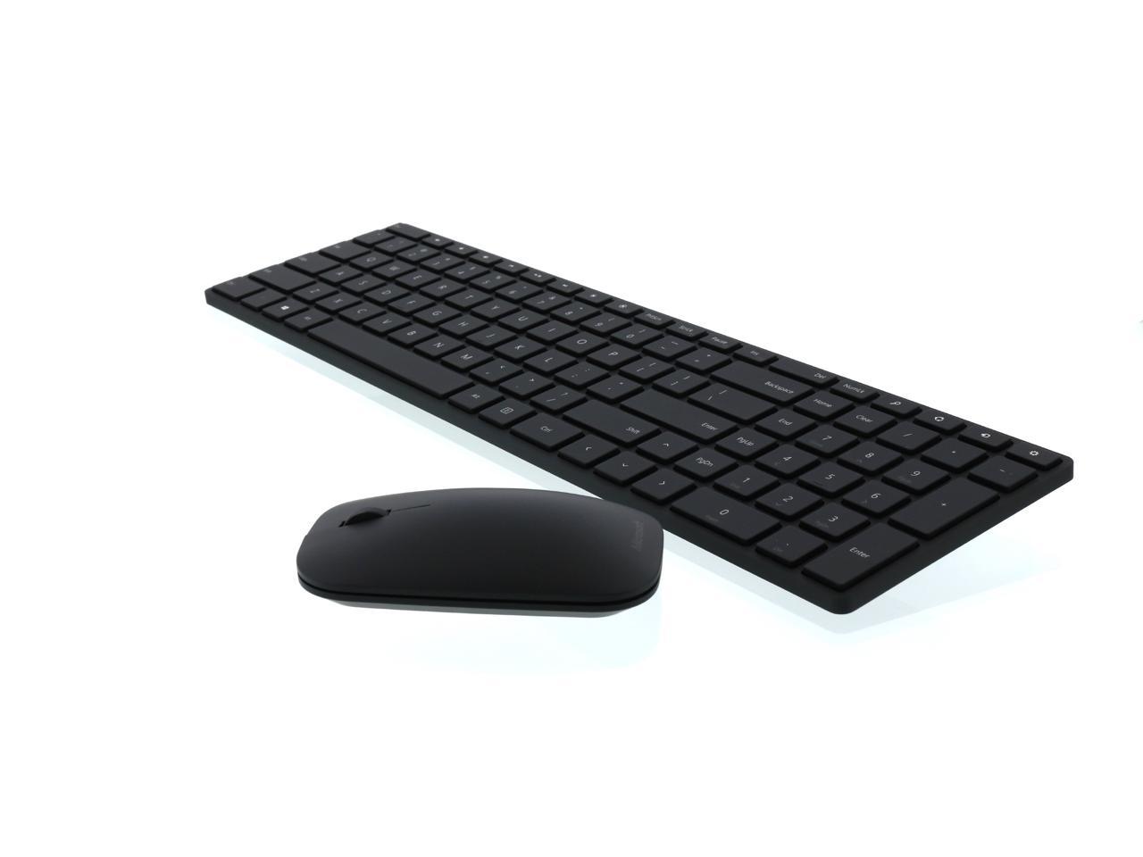 Microsoft Designer Bluetooth Desktop 7n9 Black Bluetooth Wireless Keyboard Mouse Newegg Com