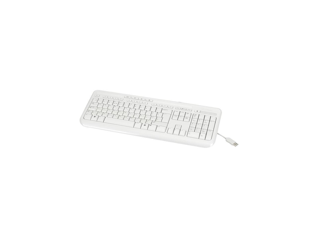 Microsoft ANB-00026 White Wired Keyboard - Newegg.ca