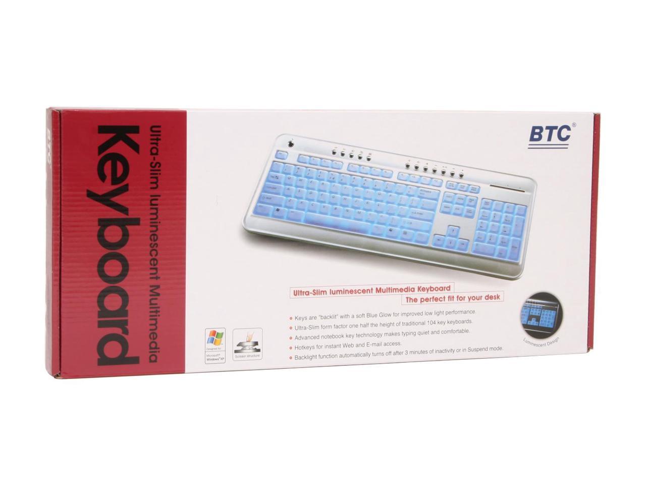 btc keyboard model 6300cl