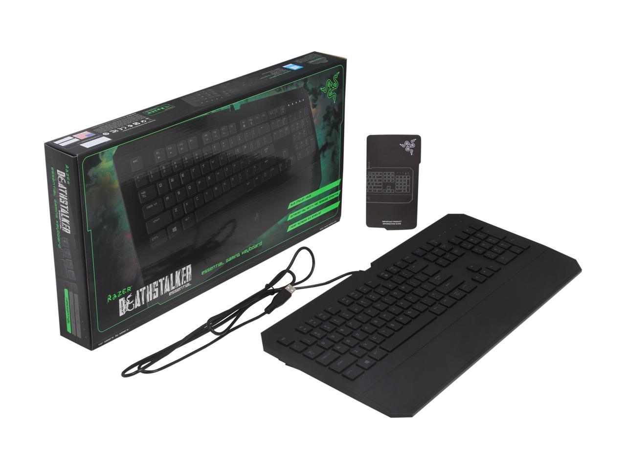 Клавиатура razer deathstalker essential 2014 как включить подсветку