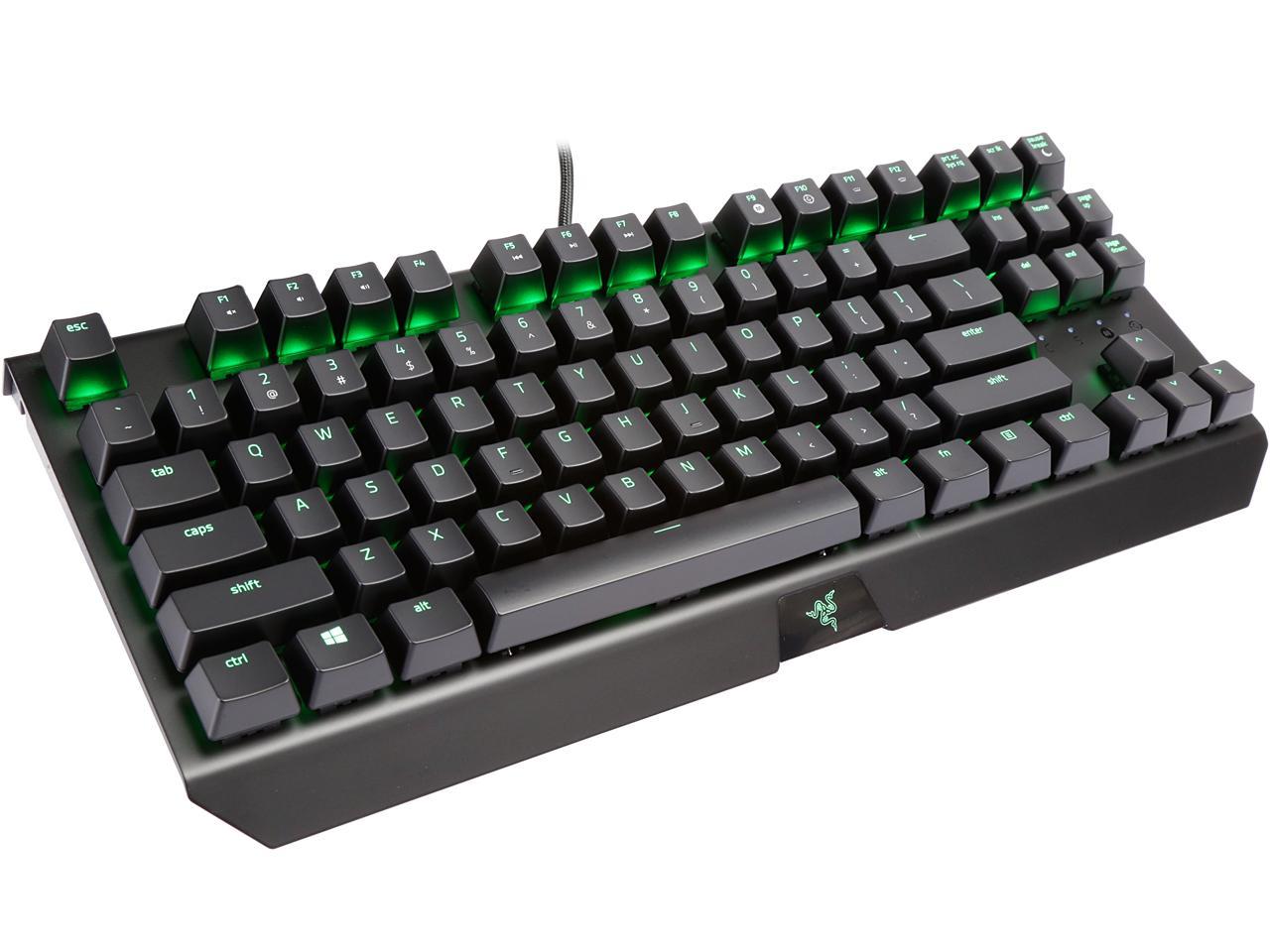 Razer Blackwidow X Tournament Edition Chroma Rgb Mechanical Gaming Keyboard With Military Grade Metal Construction And Compact Layout Newegg Com