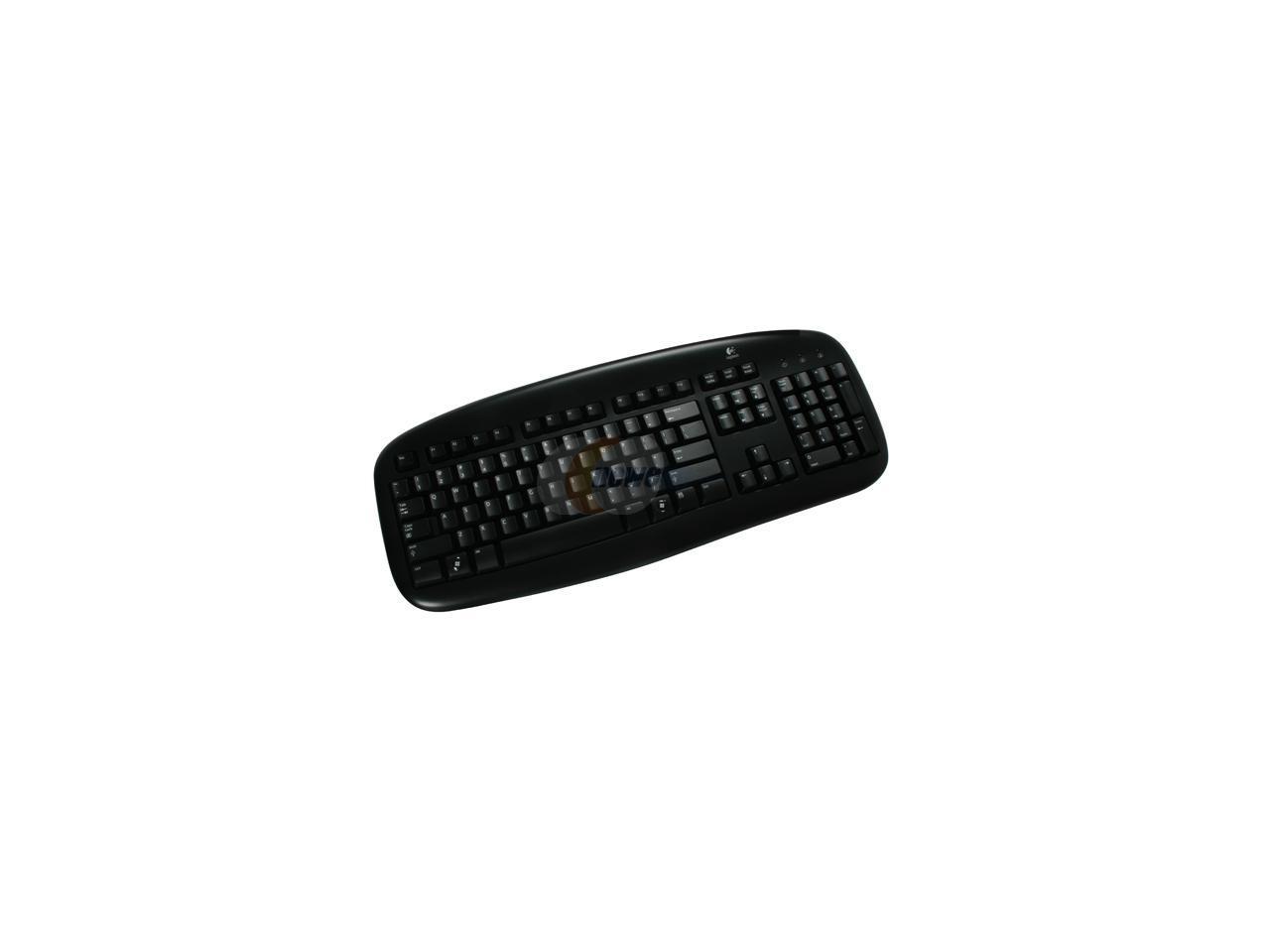 Logitech Value 100 Black Keyboard - Newegg.com