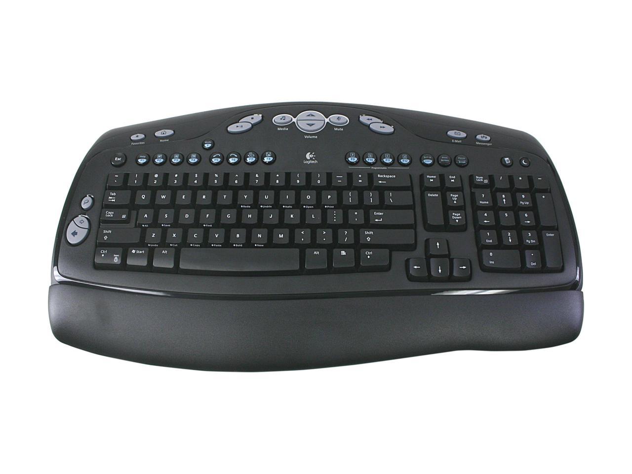 Logitech LX300 Black RF Wireless Desktop - Newegg.ca