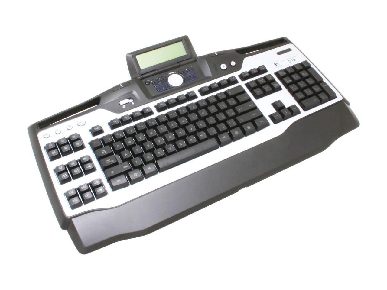 moderat Mantle skygge Logitech G15 2-Tone 104 Normal Keys 34 Function Keys USB Wired Standard  Keyboard - Newegg.com