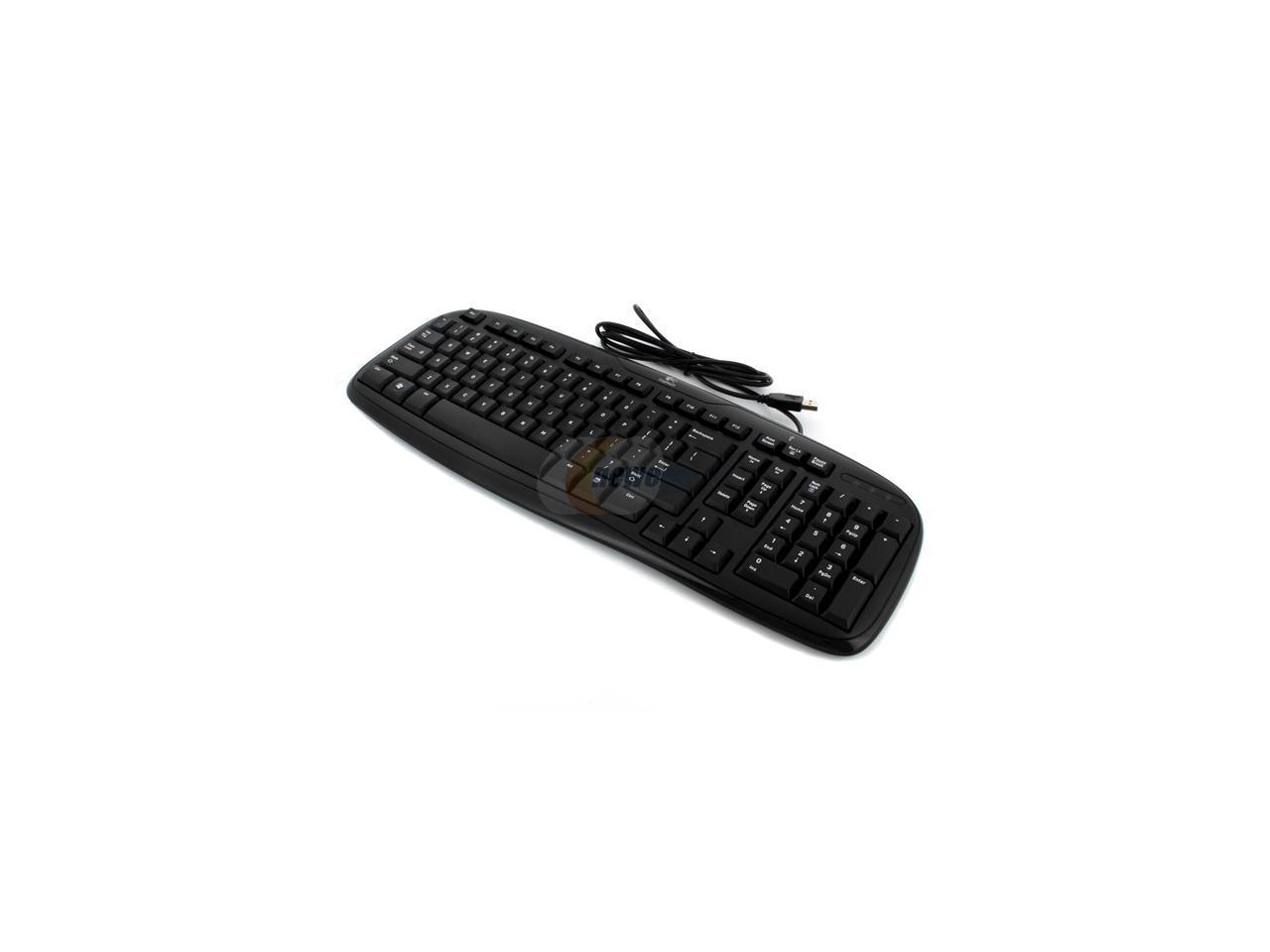 Refurbished Logitech Classic Keyboard 200 Black Wired Keyboard Neweggca 9538