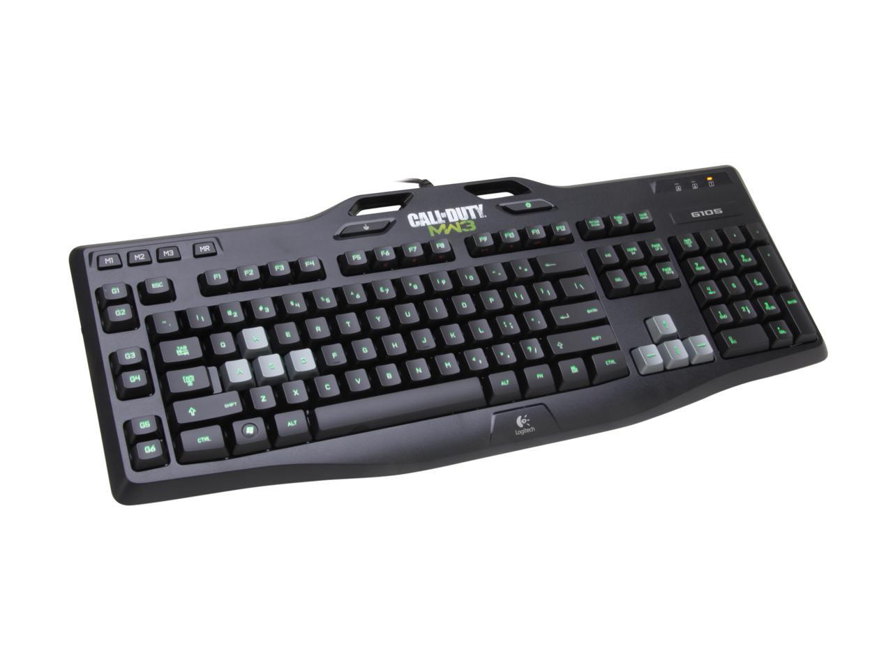 Used - Very Good: Logitech G105 Call Duty: MW3 Edition Keyboard - Newegg.com