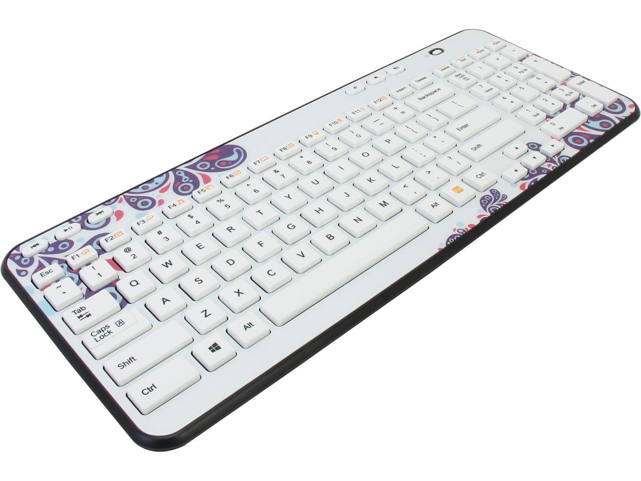 logitech k360 white