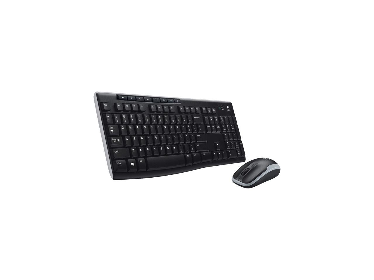 Logitech Wireless Combo MK270 920004536 Black RF Wireless Keyboard