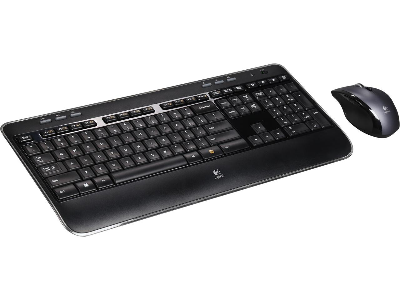 Refurbished: Logitech Recertified 920-006512 MK620 USB Wireless Standard Black Keyboard K520 and Mouse M705 - Newegg.com