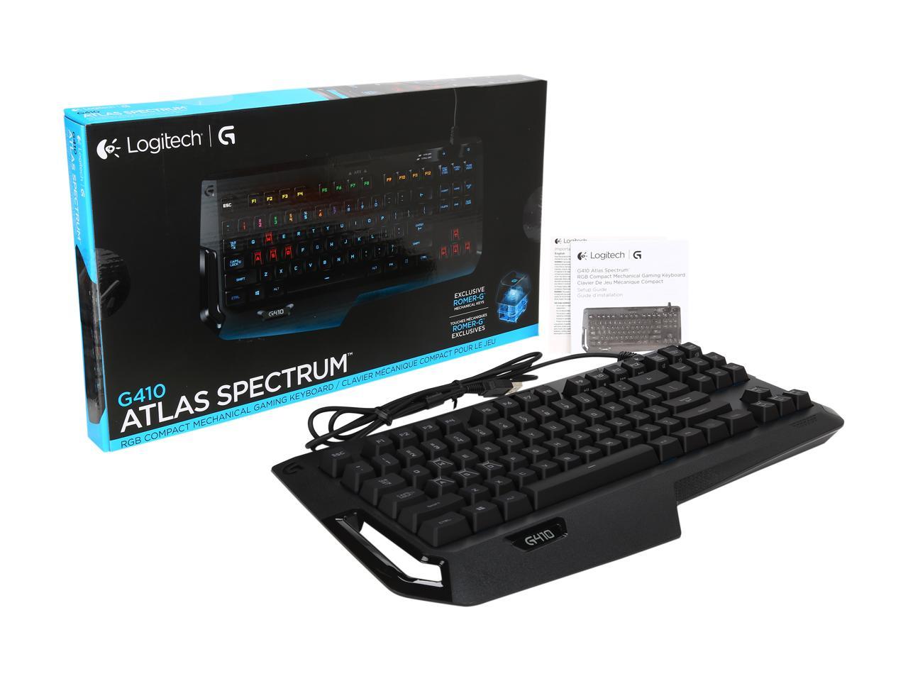 Cataract bekræft venligst romersk Logitech G410 Atlas Spectrum RGB Tenkeyless Gaming Keyboard - Newegg.com