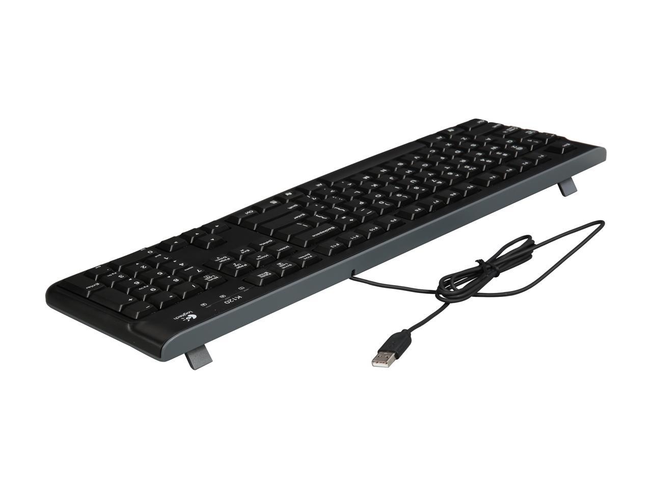 Refurbished: Logitech K120 920-002478 Black Wired Keyboard - Newegg.com