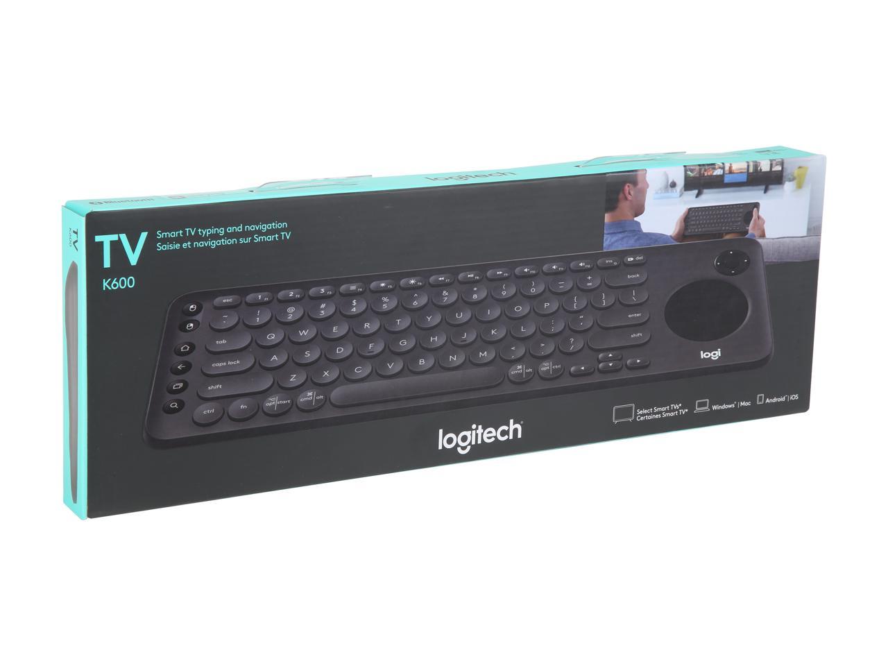 Logitech K600 TV TV Keyboard with Integrated Touchpad and D-Pad - 920-008822 - Newegg.com