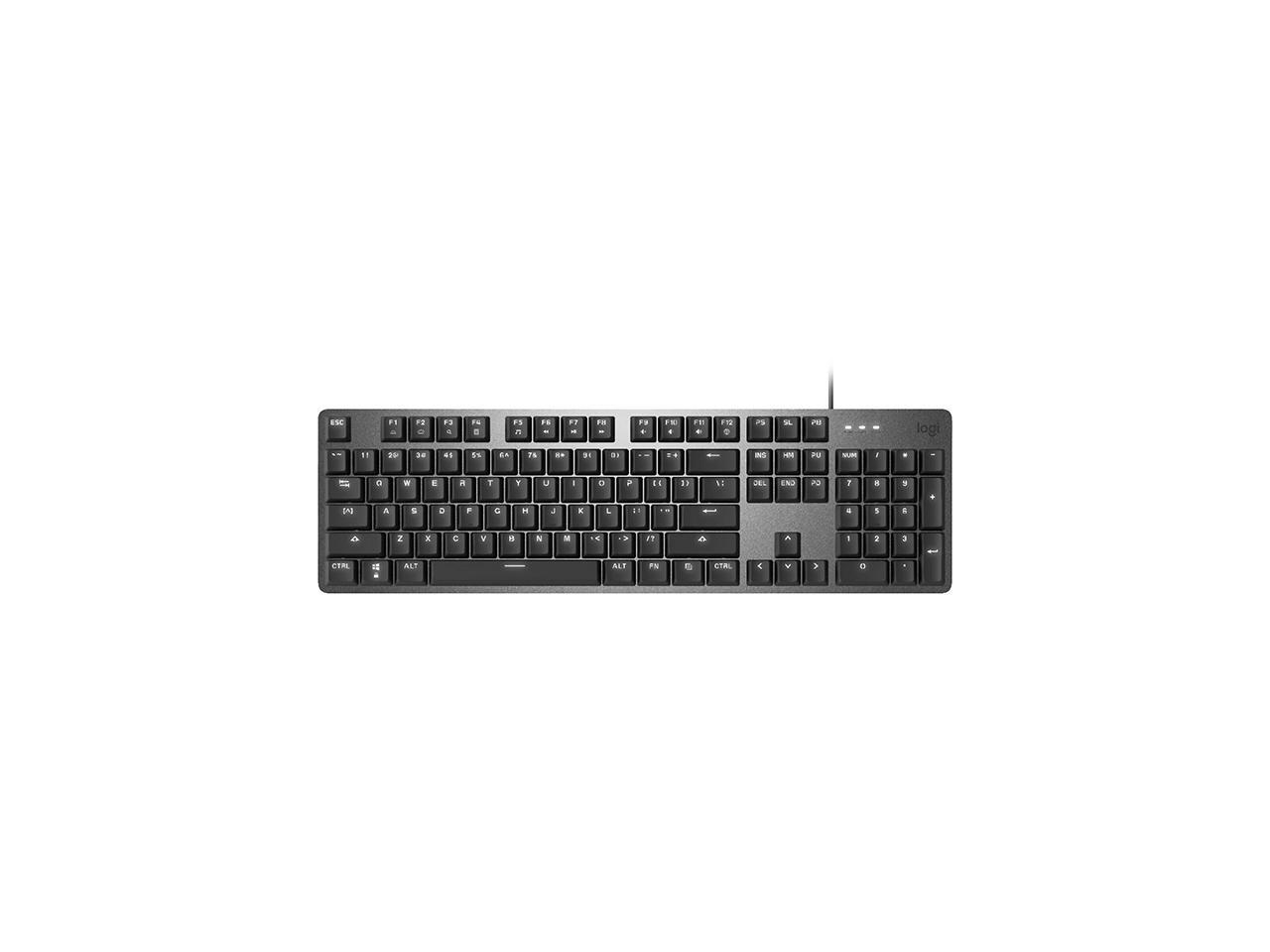 Logitech k845 mechanical illuminated corded aluminum keyboard ttc