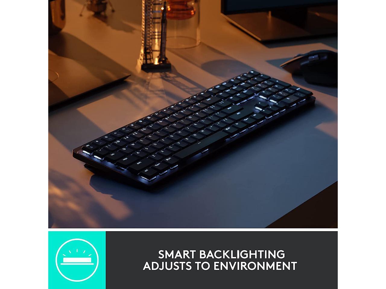 Logitech MX Mechanical Wireless Illuminated Performance Keyboard ...