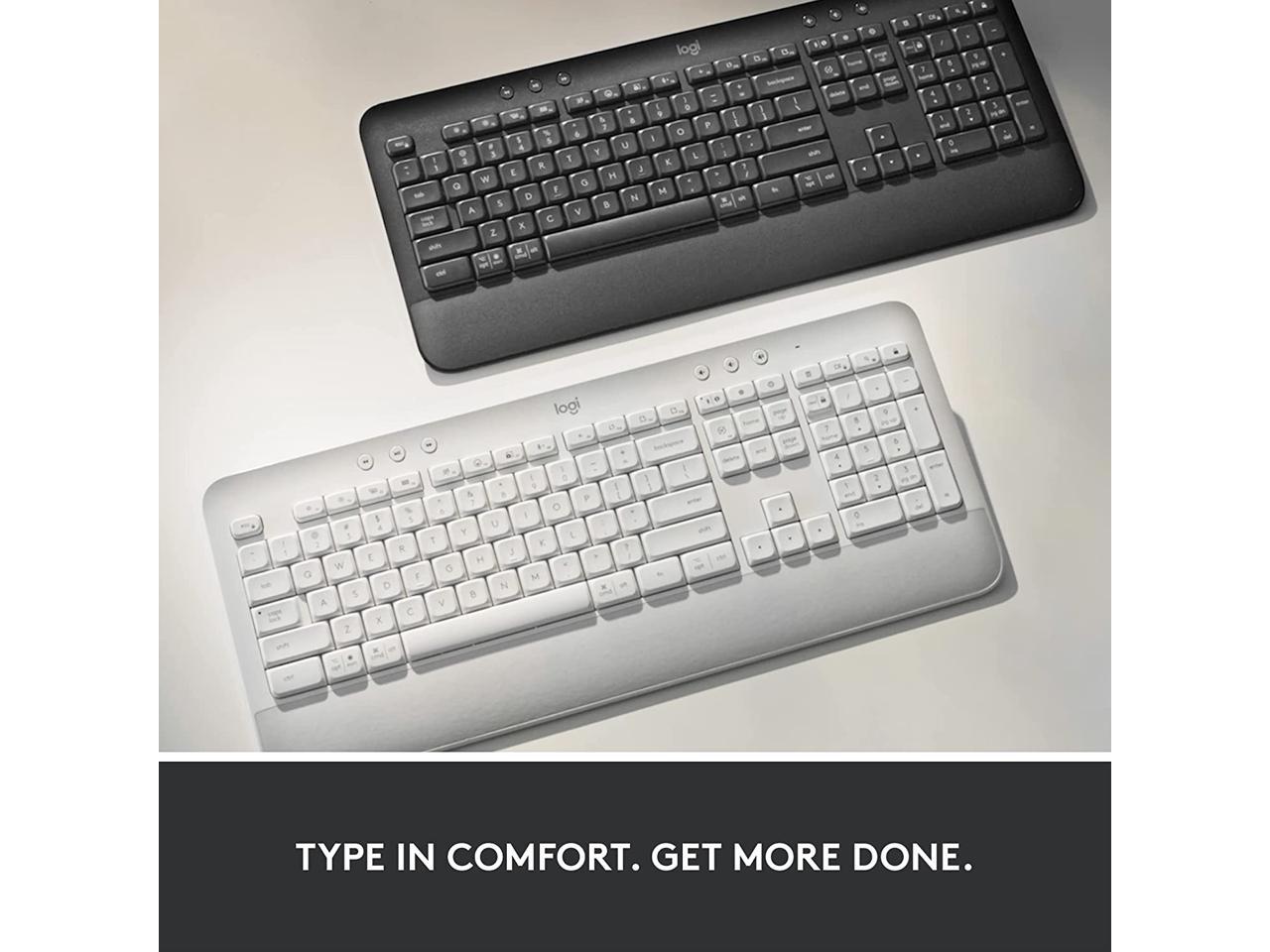 Logitech Signature K650 Comfort FullSize Wireless Keyboard with Wrist