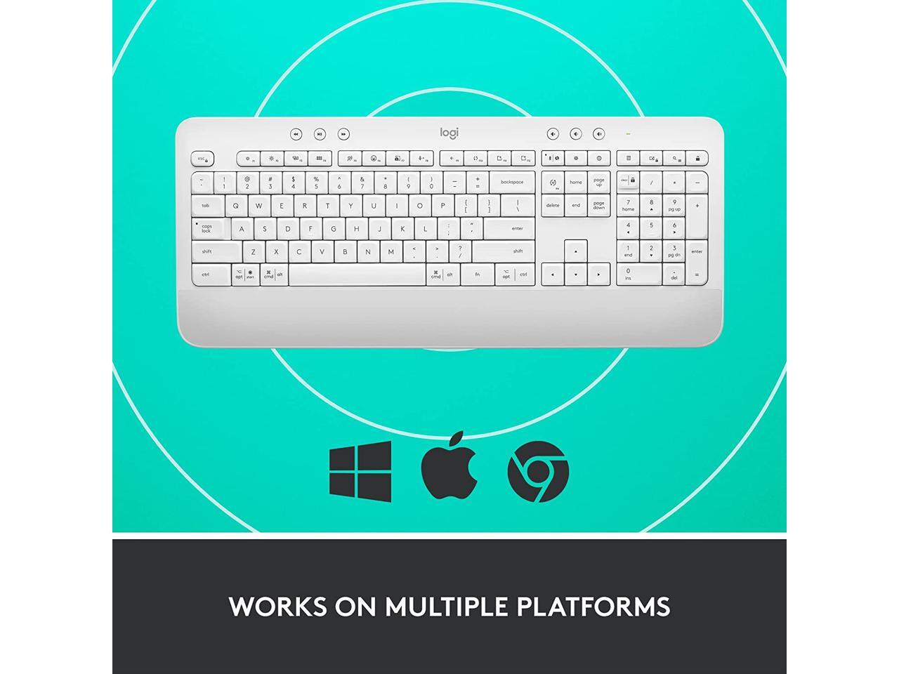 Logitech Signature K650 Comfort FullSize Wireless Keyboard with Wrist