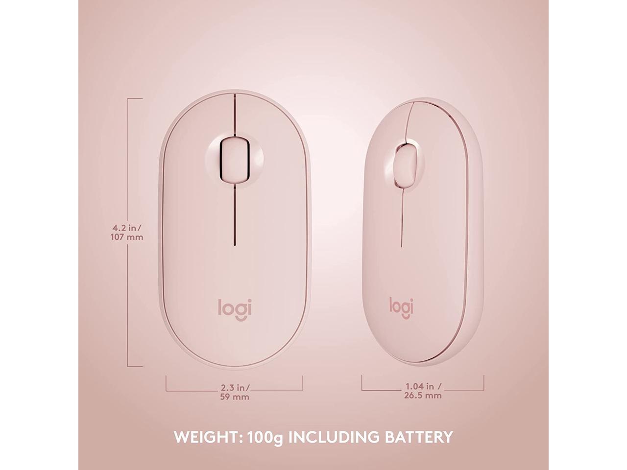 Logitech MK470 Slim MK470 Rose Wireless Keyboards and Mouse Combo