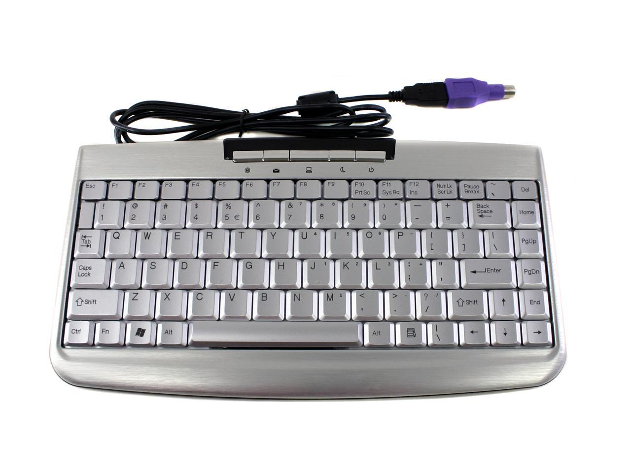 ZIPPY WK620 Silver Aluminum Multimedia Keyboard
