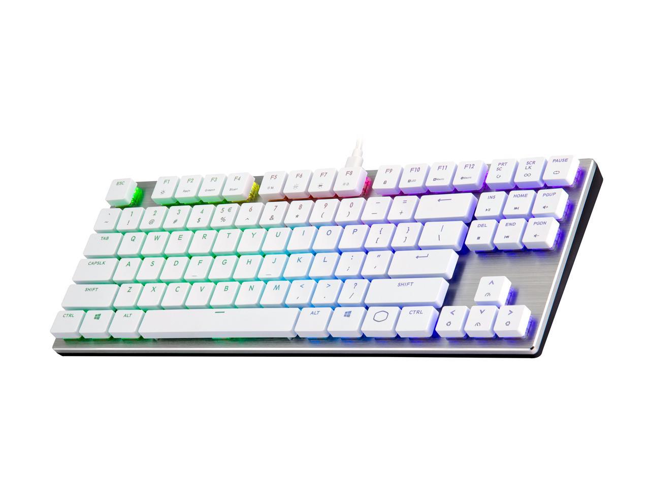 Cooler Master SK630 White Limited Edition Tenkeyless Mechanical ...