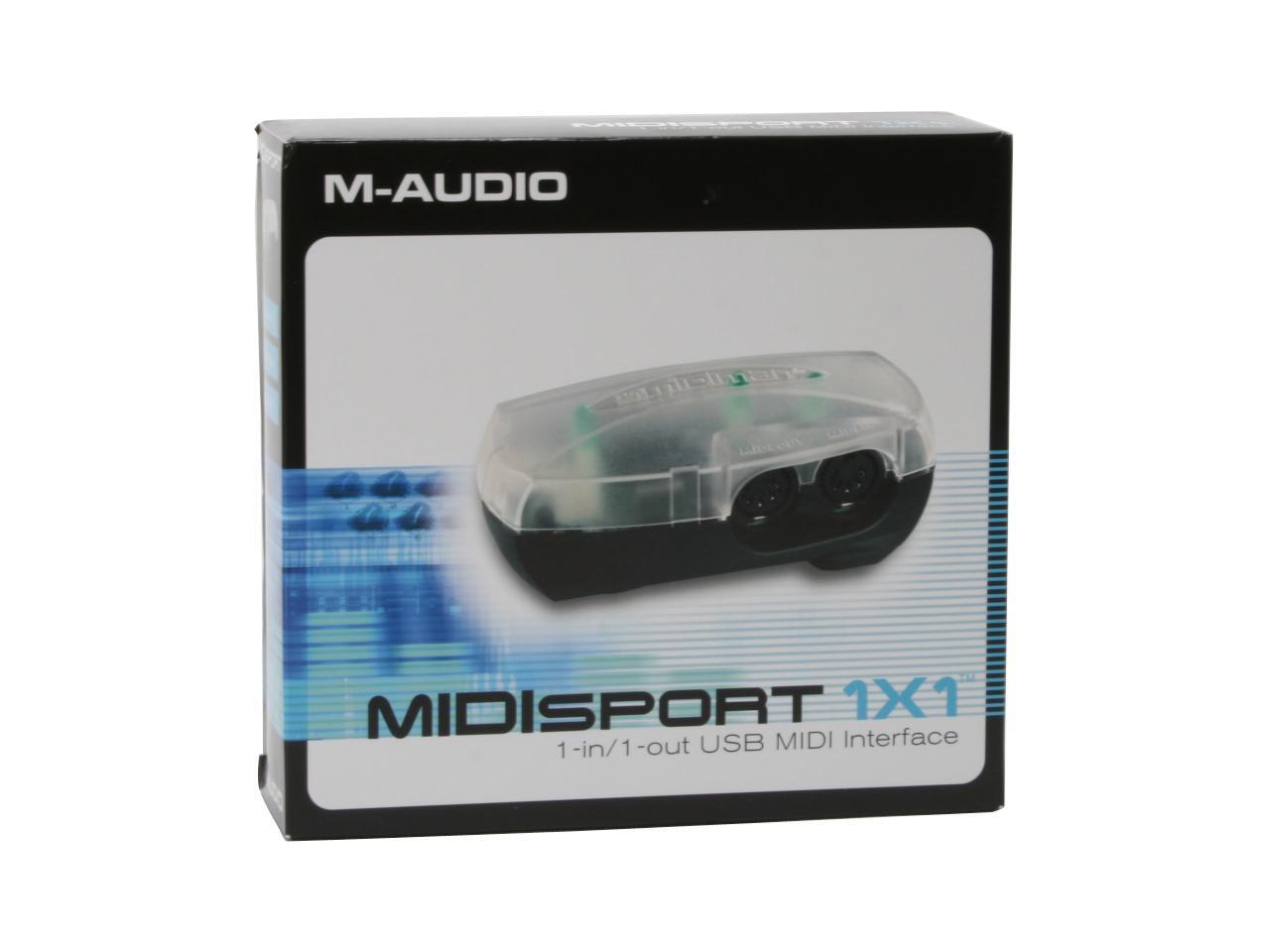 MAUDIO MIDISPORT 1x1 1In1Out USB BusPowered MIDI Interface
