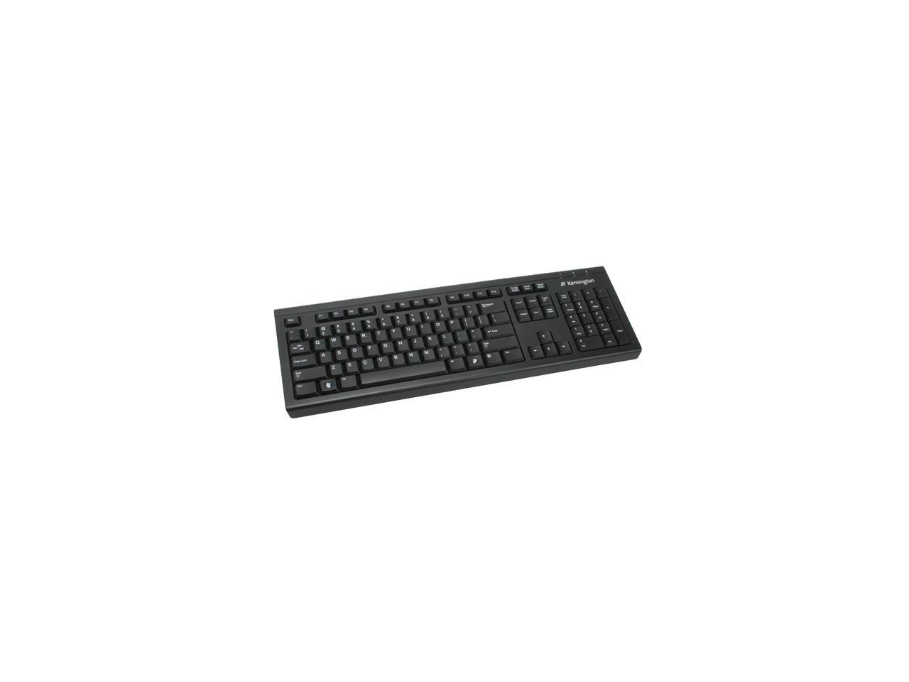 Kensington Keyboard for Life Black 104 Normal Keys USB or PS/2 Wired