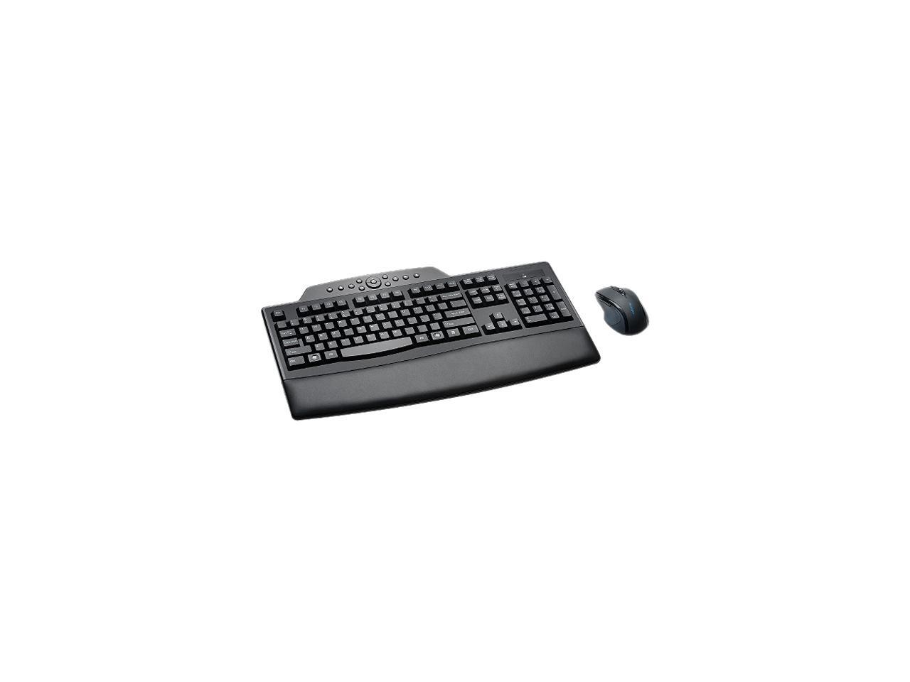 Kensington Pro Fit Wireless Comfort Desktop Set K72403US Black RF ...