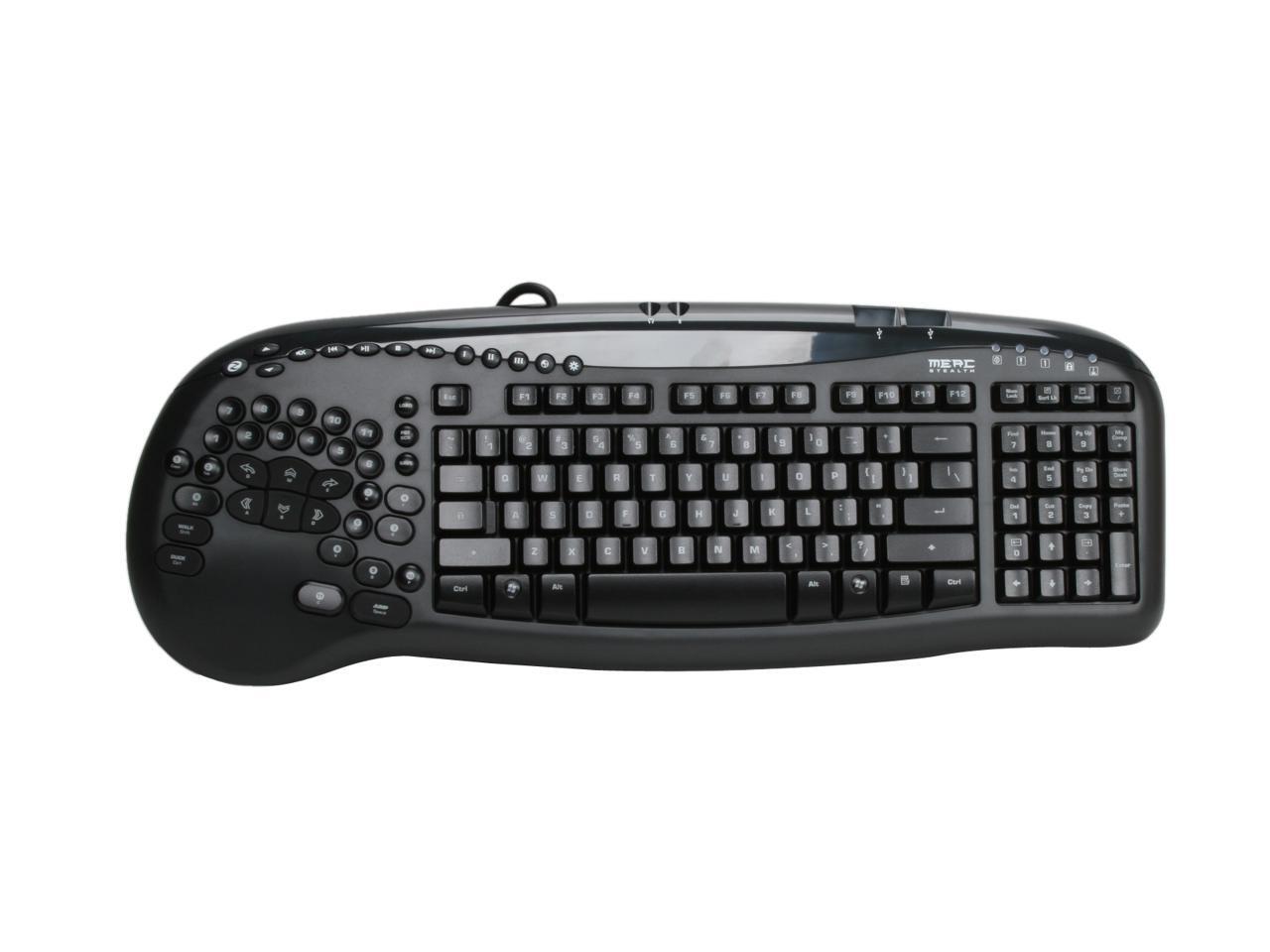 Ideazon Merc Stealth Illuminated Gaming Keyboard ZXP2000 Black USB
