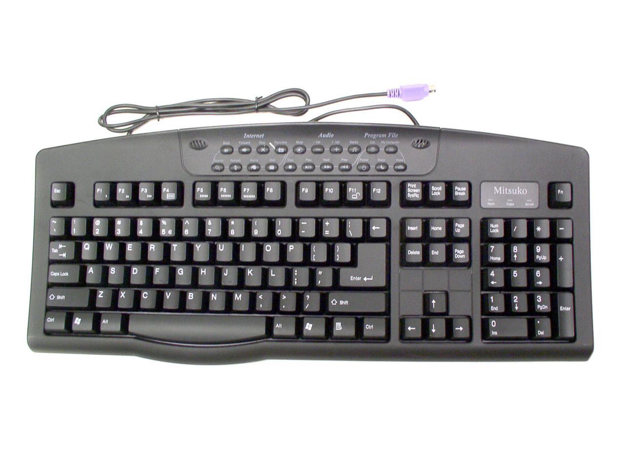 APEVIA Black Wired Keyboard, Scroll Mouse and Dual Speaker