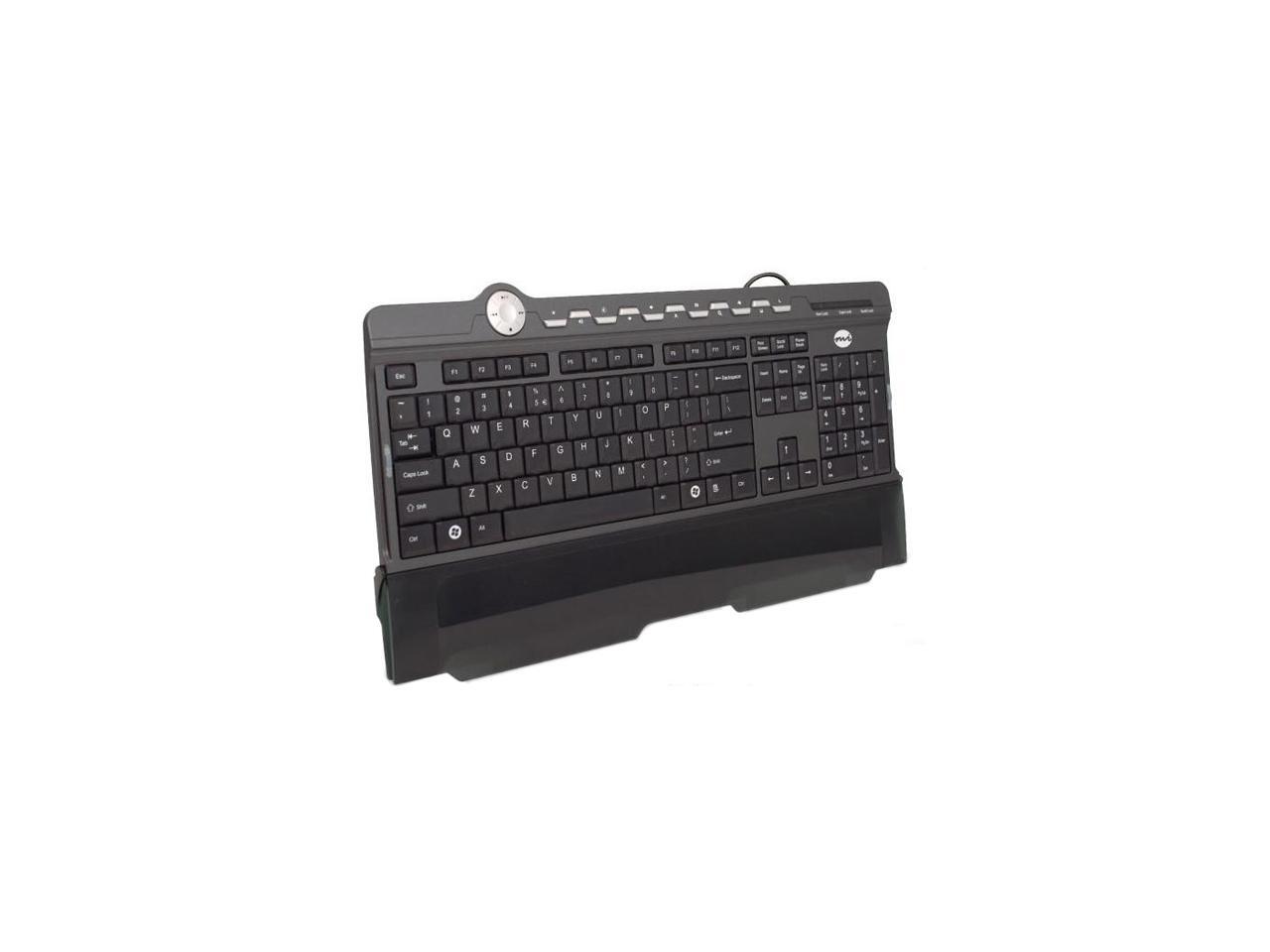MICRO INNOVATIONS KB575M Black Multimedia Keyboard
