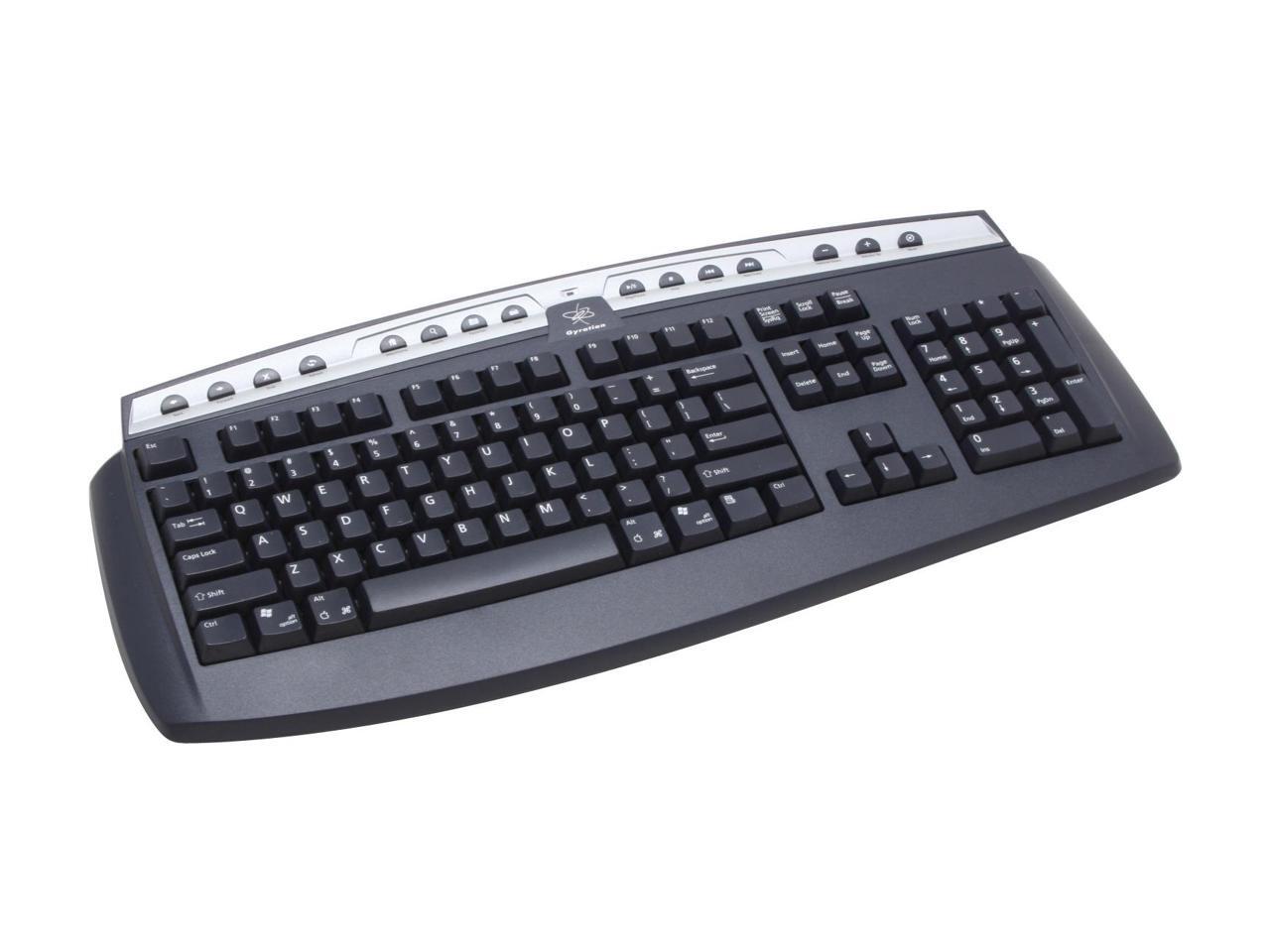 Gyration GO 2.4 GP6205FKM Blue RF Wireless Keyboard Suite