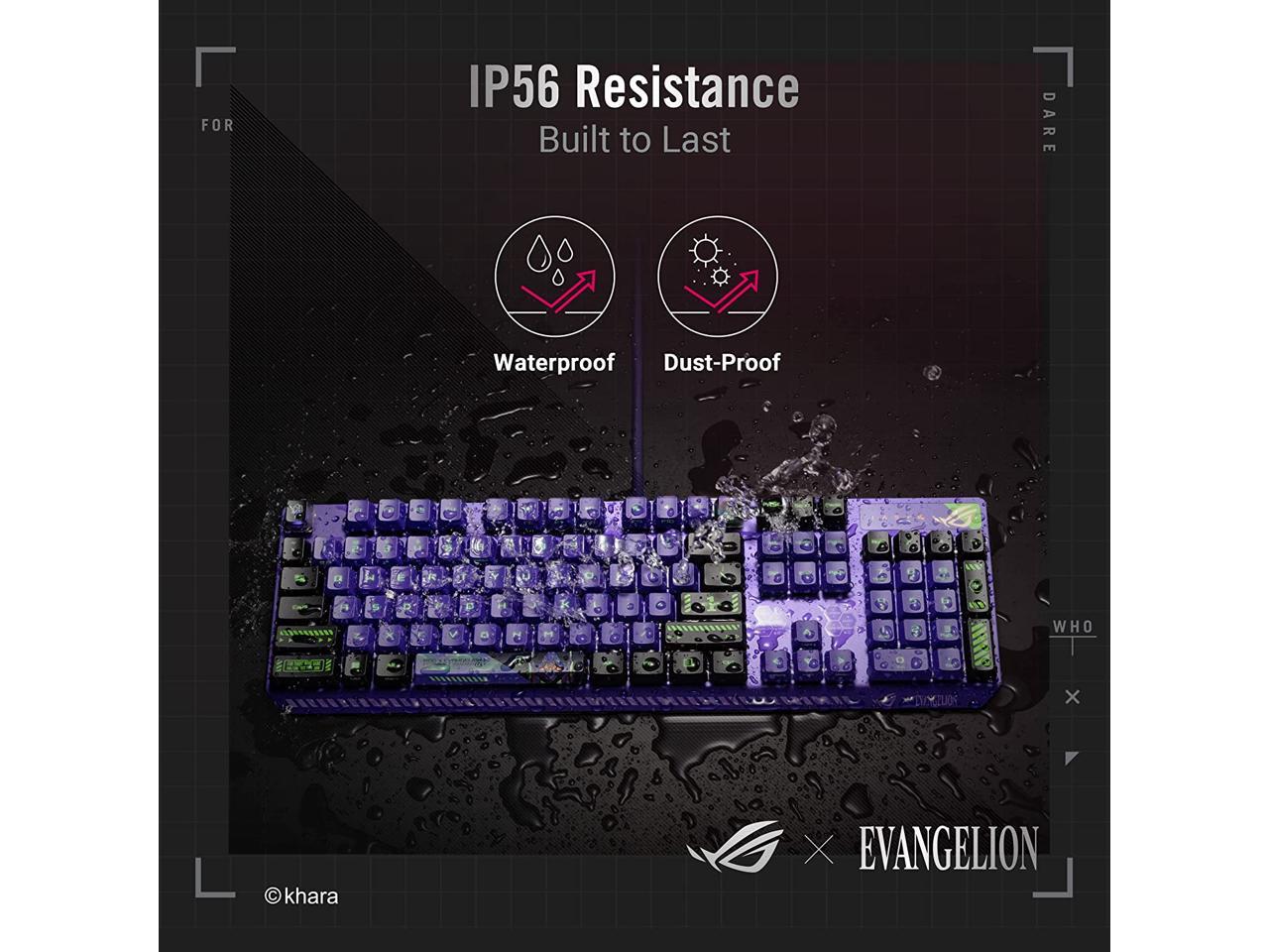 ASUS ROG Strix Scope RX EVA Edition, 100% RGB Gaming Keyboard, ROG RX ...