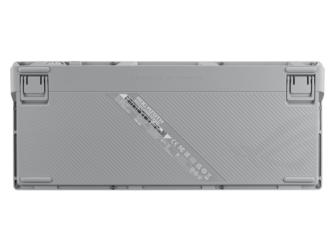 ASUS ROG Azoth 75 Wireless DIY Custom Gaming Keyboard, OLED Display, Gasket-Mount, Three-Layer Dampening, Hot-Swappable Pre-lubed ROG NX Snow Switches & Keyboard Stabilizers, PBT Keycaps, RGB