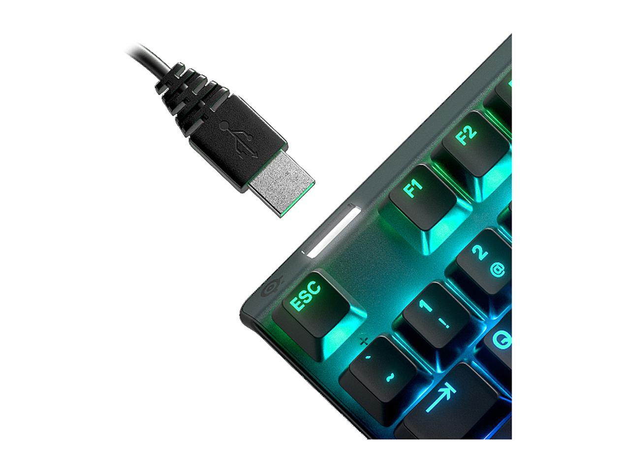 SteelSeries Apex 7 Mechanical Gaming Keyboard OLED Smart Display