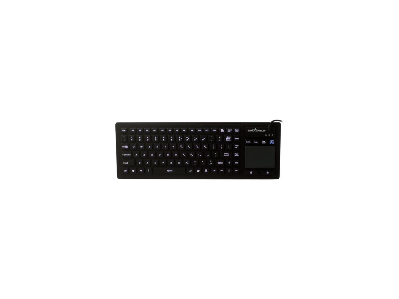 SEAL SHIELD SEAL TOUCH GLOW S90PG2 Black Wired Keyboard