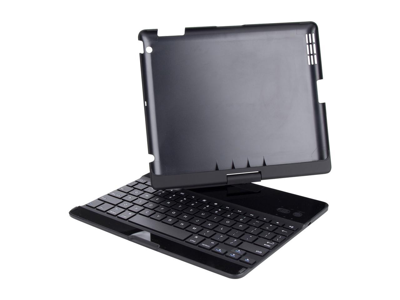HYPE Ultra Aluminum Swivel Bluetooth Keyboard Workstation, 360 Degree
