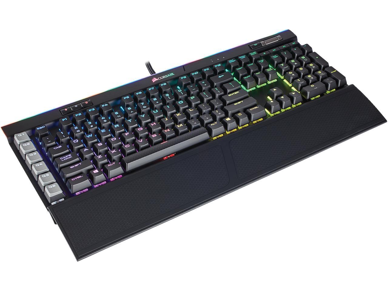 Corsair K95 Rgb Platinum Mechanical Gaming Keyboard Cherry Mx Speed Backlit Rgb Led Black Newegg Com