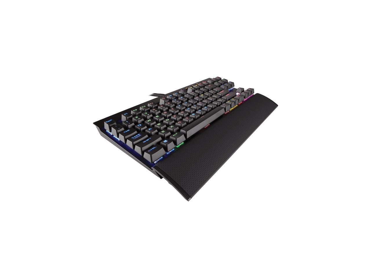 Corsair Ch Na K65 Rgb Gaming Keyboard With Cherry Mx Speed Rgb Switches Newegg Com