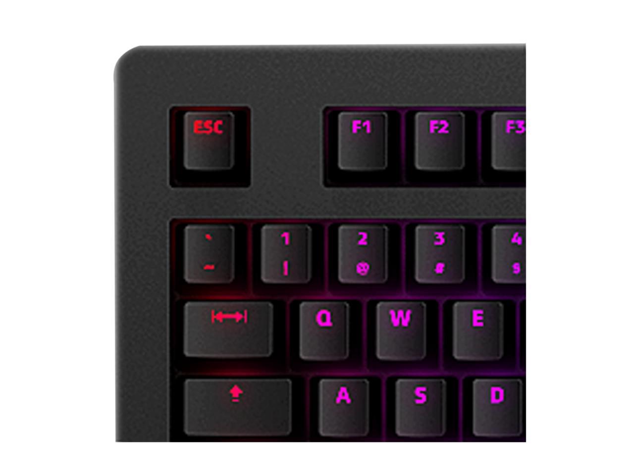 Das Keyboard 4Q Soft Tactile MX Brown RGB Smart Mechanical Keyboard ...