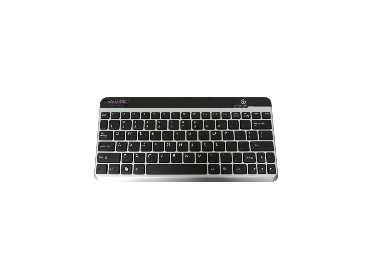 vitalASC KB10KAS Silver Bluetooth Wireless Keyboard (Windows 10