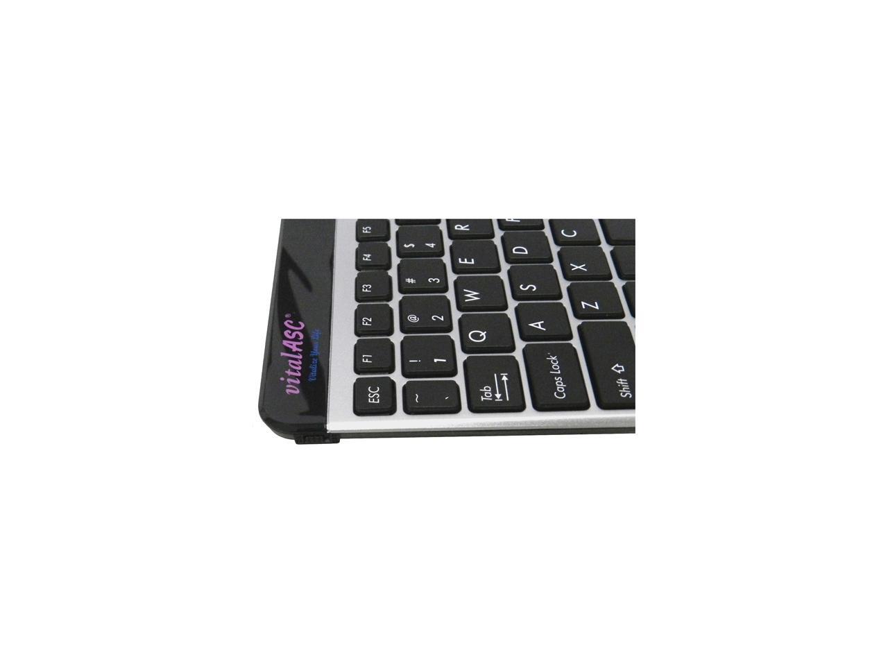 vitalASC KB10KAS Silver Bluetooth Wireless Keyboard (Windows 10