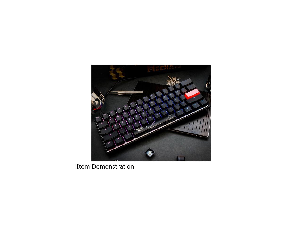 Ducky Dkme61st Buspdaat1 Mecha Mini Version 2 Year Of The Rat Spacebar Gaming Keyboard Cherry Mx Brown Switch Newegg Com