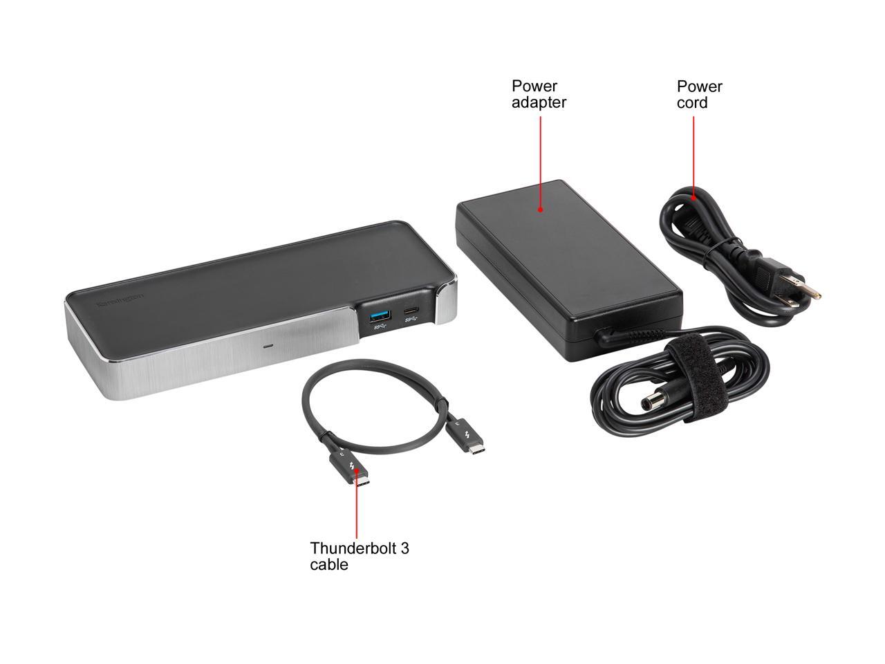 Kensington SD5200T Thunderbolt 3 Docking Station 85W PD (Power