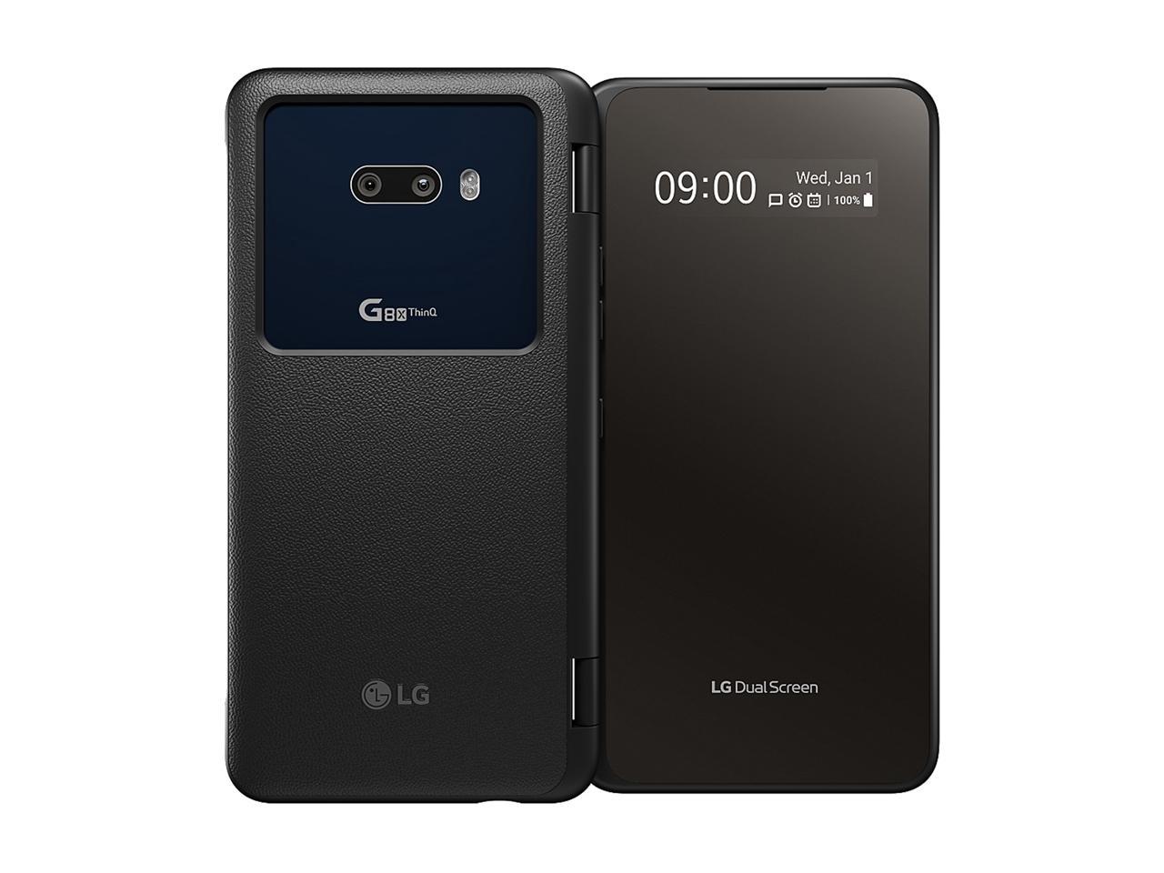 LG G8X Thinq Dual Screen Unlocked Smartphone 6 128 GB Aurora Black