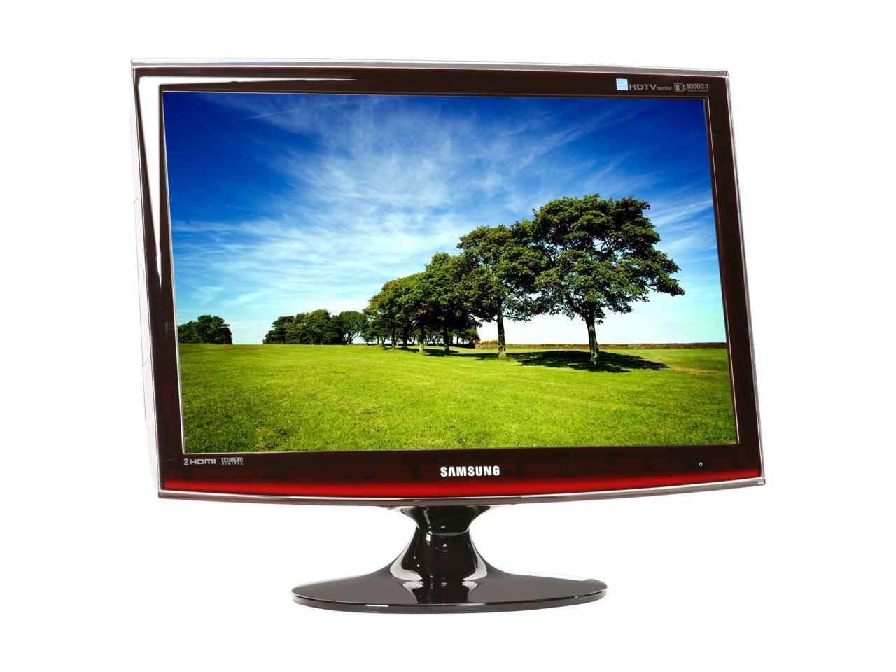 SAMSUNG ToC T220HD Rose Black 22" 5ms HDMI Widescreen HDTV Monitor 300 cd/m2 DC 10000:1 Built in Tuner & Dolby Digital Speakers - Newegg.com