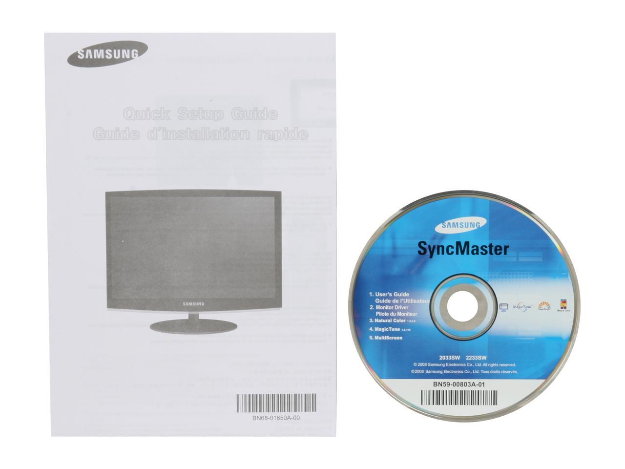 SAMSUNG SYNCMASTER 2333SW High Glossy Black 23" 5ms Widescreen LCD ...