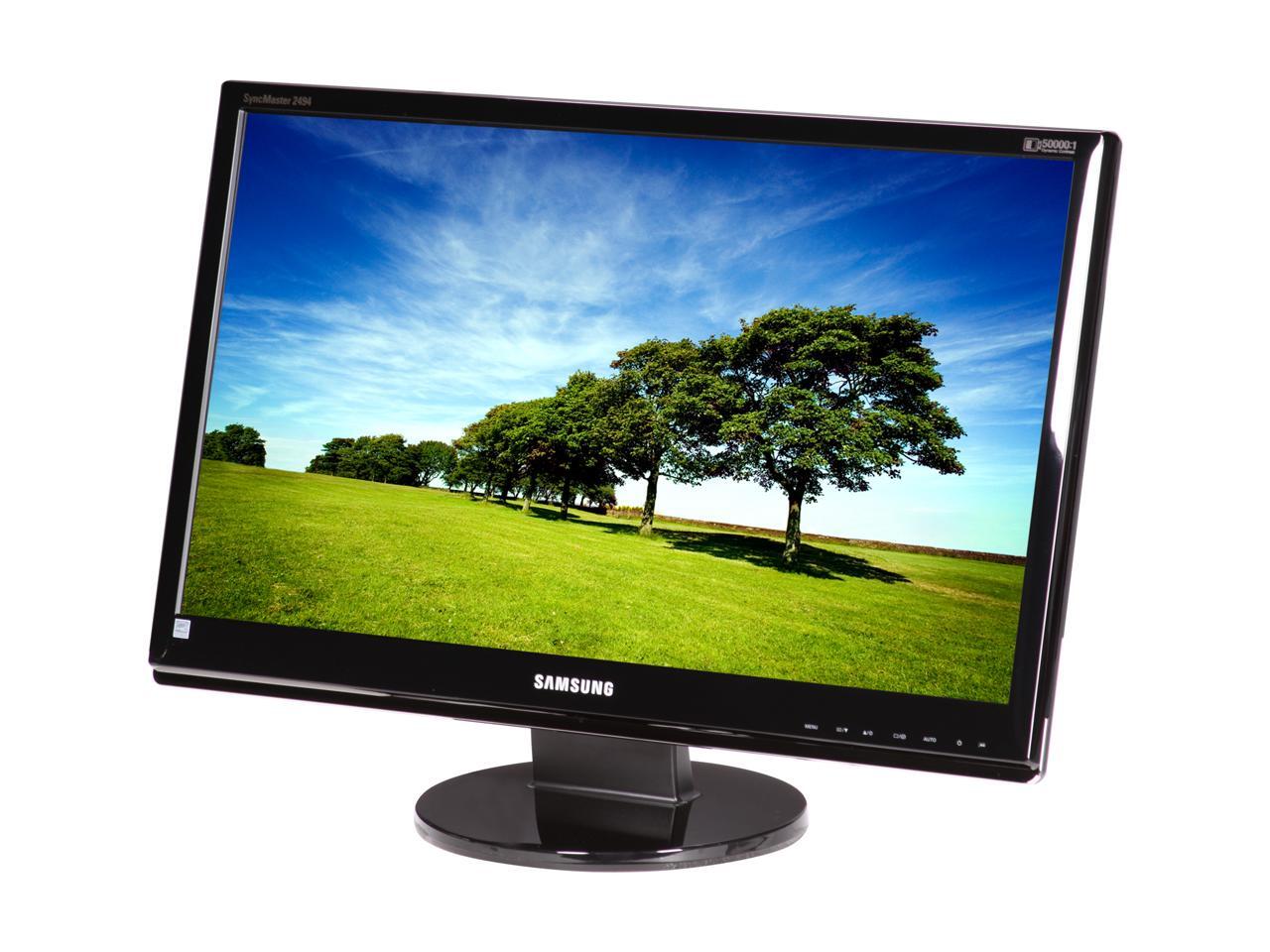 SAMSUNG 24" TN LCD Monitor 5 ms 1920 x 1080 D-Sub, DVI-D 2494SW ...